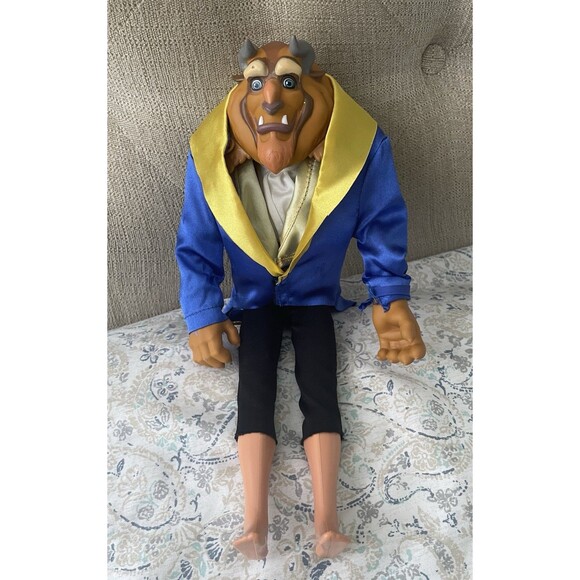 Disney Store Beauty and The Beast Prince Adam Beast Classic Doll Figure 12" Tall - Picture 2 of 8